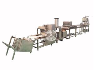 6米豆皮機+雙剝機+疊皮機