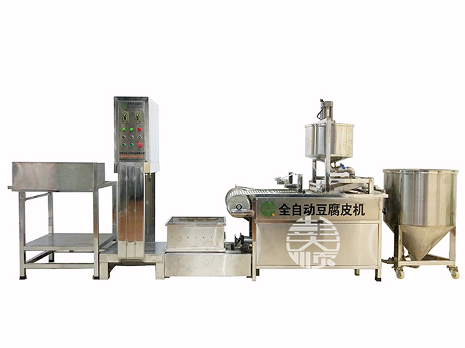 全自動小型豆腐皮機(jī)視頻