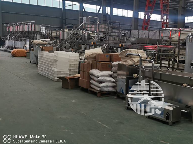 大型豆腐生產線準備發往新疆阿克蘇